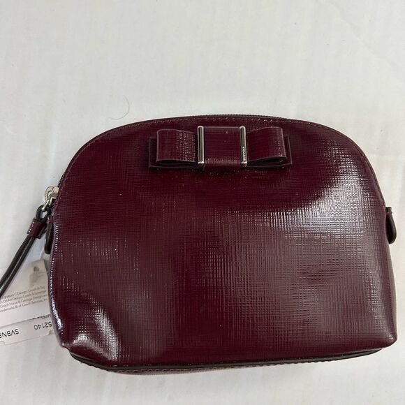 Coach Darcy Patent Leather Bow Small Cosmetic Case - Picture 2 of 10